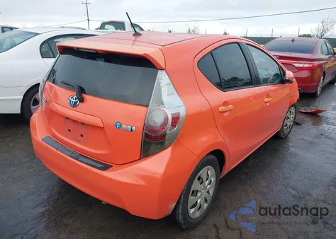 2012 Toyota Prius C Two from USA, damaged, VIN JTDKDTB36C1006941